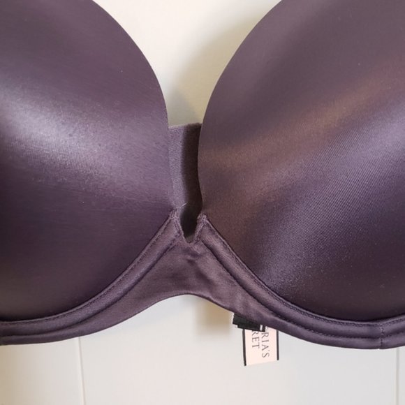 Victoria's Secret Push-Up Padded Underwire Strapless Bra NEW NWT 34C Purple - Picture 2 of 9